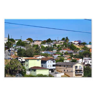 Impression Photo Terrasse de la ville