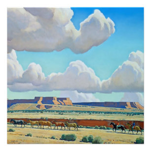 Impression Photo « Terre sauvage des Navajos » par Maynard Dixon