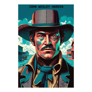 Impression Photo Texas Outlaw John Wesley Hardin