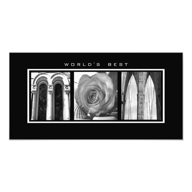 Impression Photo Texte personnalisé "Maman" (Devant)