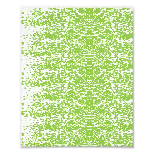 Impression Photo Texture Vert Citron Grunge (Devant)