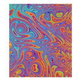 Impression Photo textures psychodeliques