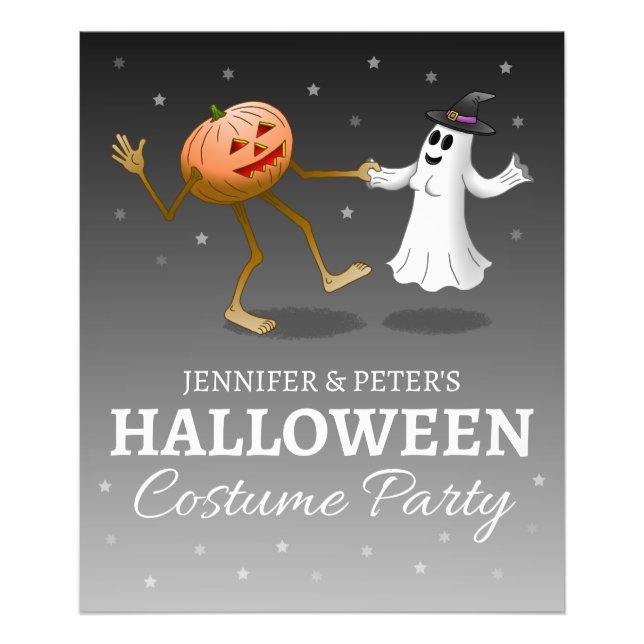 Impression Photo The Pumpkin and the Ghost dance at the party (Devant)