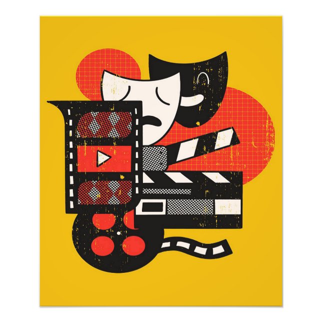 Impression Photo Théâtre intérimaire Abstrait| Théâtre dramatique (Devant)