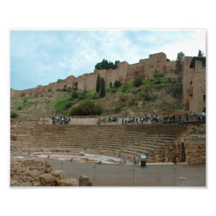 Impression Photo Théâtre romain de Málaga