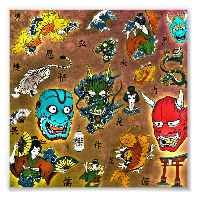 Impression Photo Thème japonais (Devant)