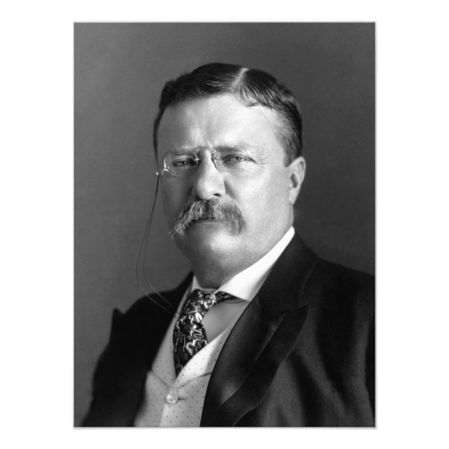 Impression Photo Theodore Roosevelt Teddy Président républicain (Devant)