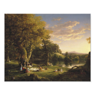 Impression Photo Thomas Cole - Le Pic-Nic