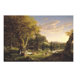 Impression Photo Thomas Cole Le Pic-Nic
