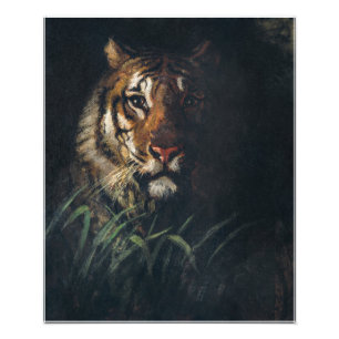 Impression Photo Tiger's Head peinture par Abbott Handerson Thayer