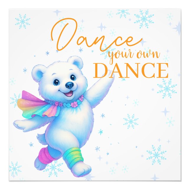 Impression Photo Toile artistique "Dance Your Own Dance" (Devant)