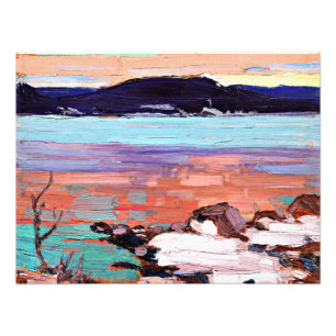 Impression Photo Tom Thomson - Paysage avec neige