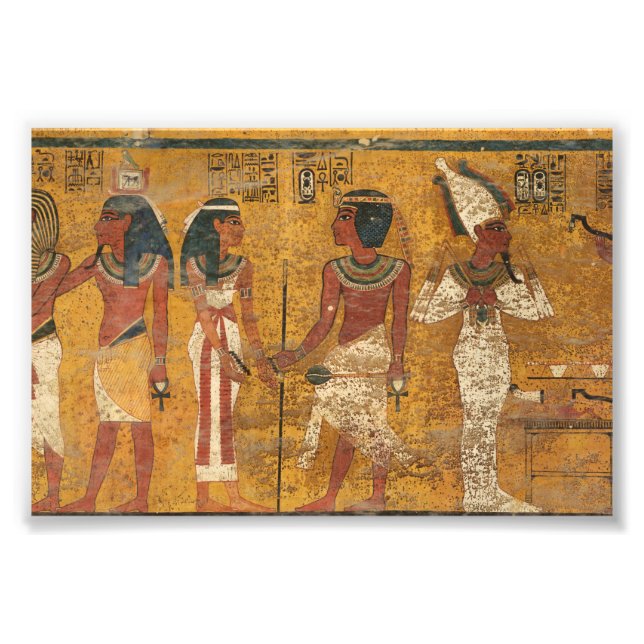Impression Photo Tombeau de Toutankhamon, Mur du Nord par l'histoir (Devant)