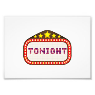 Impression Photo Tonight movie Theatre Marquee
