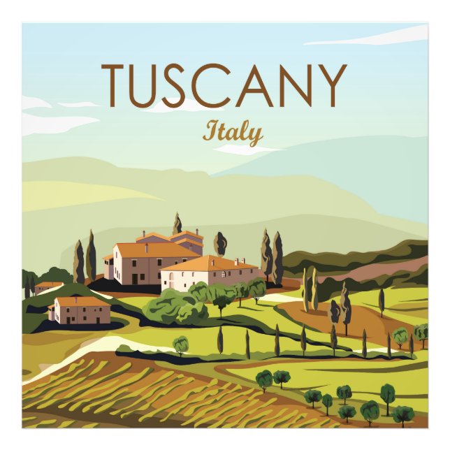 Impression Photo Toscane Italie (Devant)