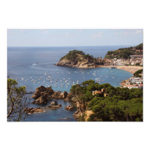 Impression Photo TOSSA DE MAR. Ville située dans la Costa Brava.