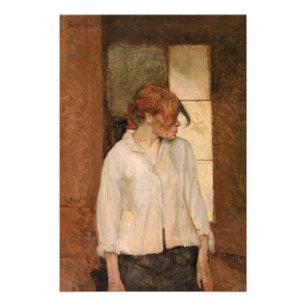 Impression Photo Toulouse-Lautrec - A Montrouge, Rosa La Rouge