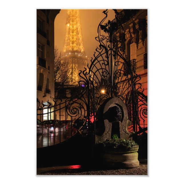 Impression Photo Tour Eiffel Avenue Rapp (Devant)