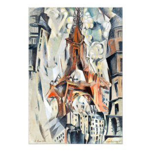 Impression Photo Tour Eiffel de Robert Delaunay