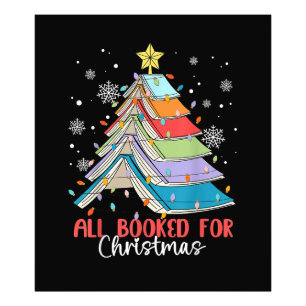 Impression Photo Tous Réservés Pour Noël Livre Arbre de Noël Lumièr