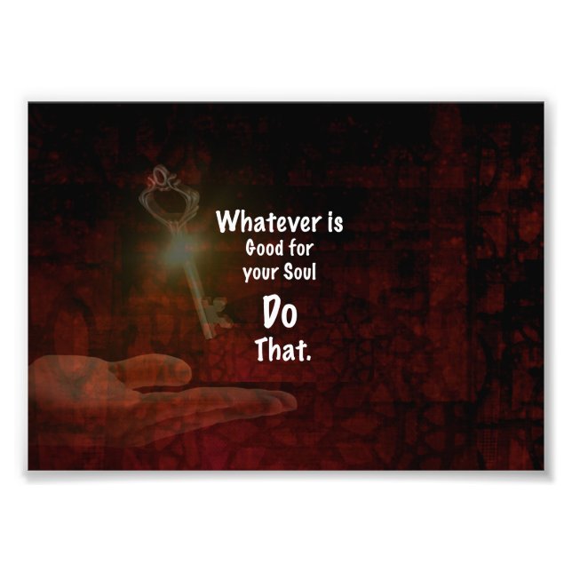 Impression Photo Tout ce qui est bon pour votre Citation Motivation (Devant)