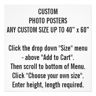 Impression Photo Toutes les photos de taille personnalisée