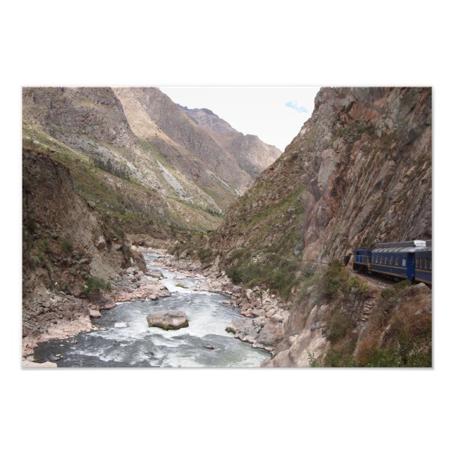 Impression Photo Train Inca vers Machu Picchu (Devant)