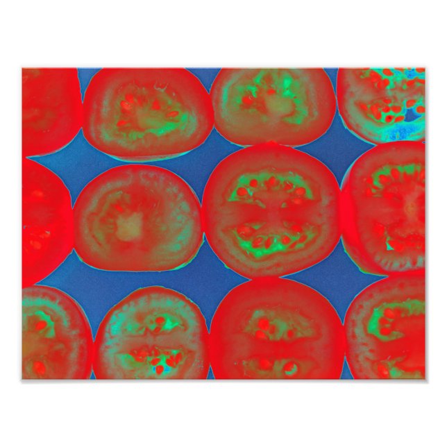 Impression Photo Tranches de tomates (Devant)