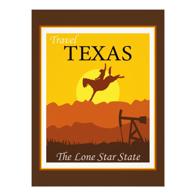 Impression Photo Travel Texas, le Lone Star State (Devant)