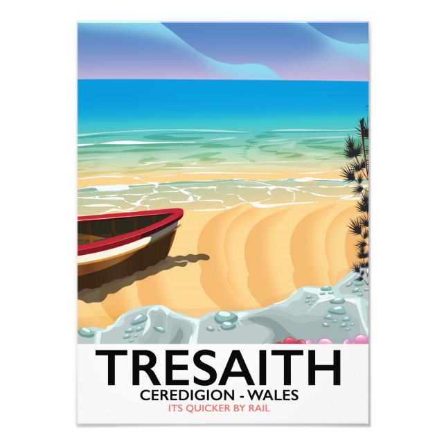 Impression Photo Tresaith, Plage de Ceredigigion Baltique balnéaire (Devant)