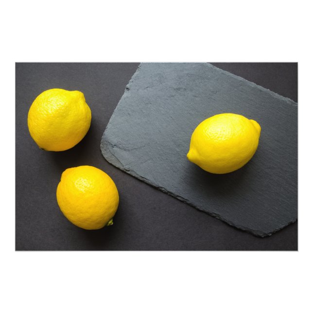 Impression Photo "Trois citrons" Jolie photo. Acheter maintenant (Devant)