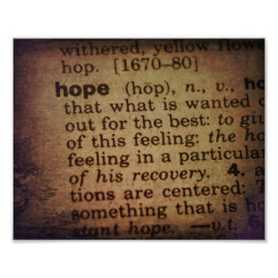 Impression Photo Trouver un sens - Espoir