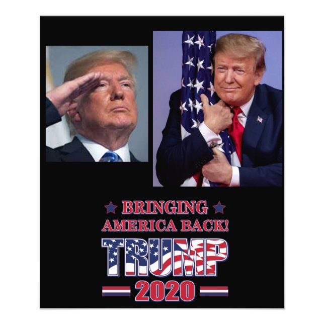 Impression Photo tRUMP 2020 tHE bEST iET tO cOME (Devant)