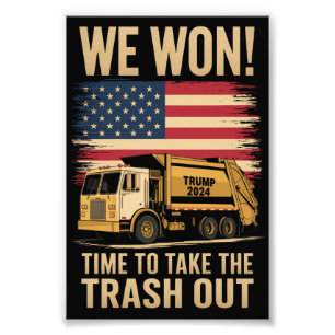 Impression Photo Trump 2024 Nous avons gagné Victoire Investiture 2