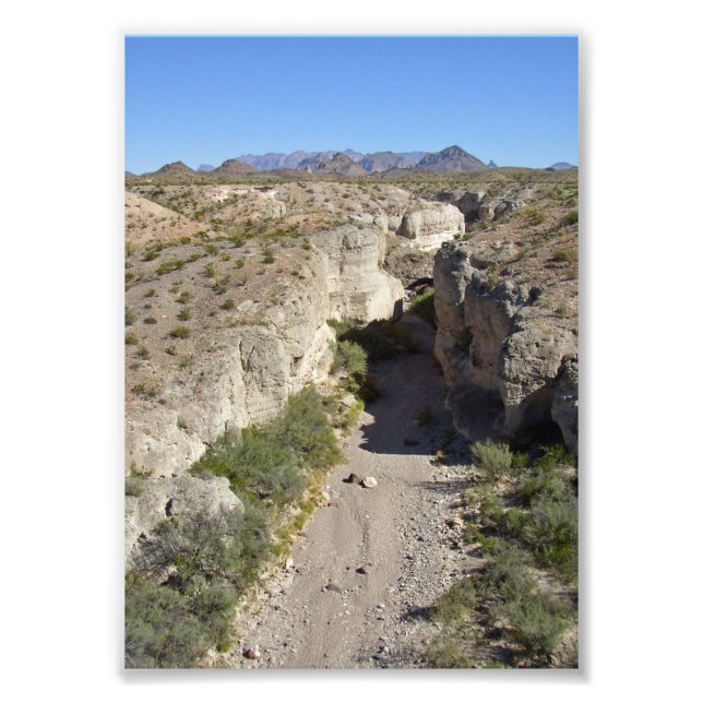 Impression Photo Tuff Canyon, Parc National Big Bend (Devant)