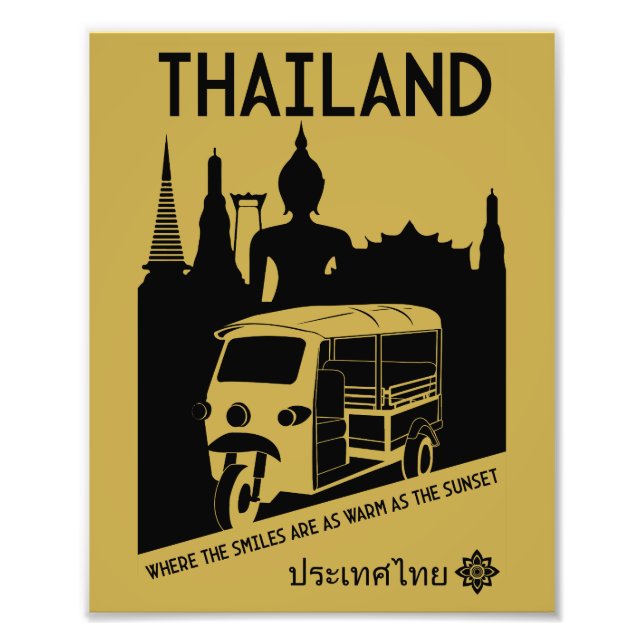 Impression Photo Tuk Tuk Thaïlande (Devant)