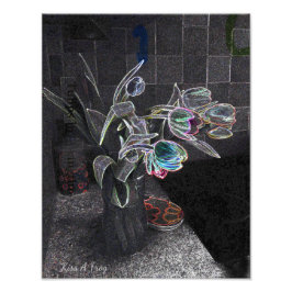 Impression Photo Tulipes Abstraites