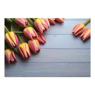 Impression Photo Tulipes de printemps pour la Saint Valentin