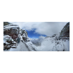 Impression Photo Tunnel du Ptarmigan Pass Parc national des Glacier