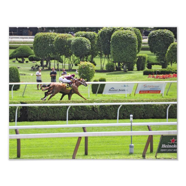 Impression Photo Turf Racing à Saratoga (Devant)