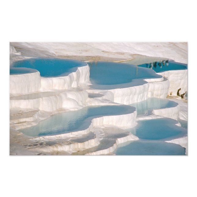 Impression Photo Turquie, Château de Coton de Pamukkale). (Devant)
