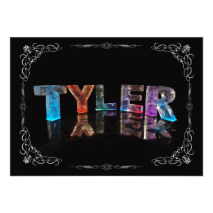 Impression Photo Tyler - le Tyler nommé dans 3D s'allume (la