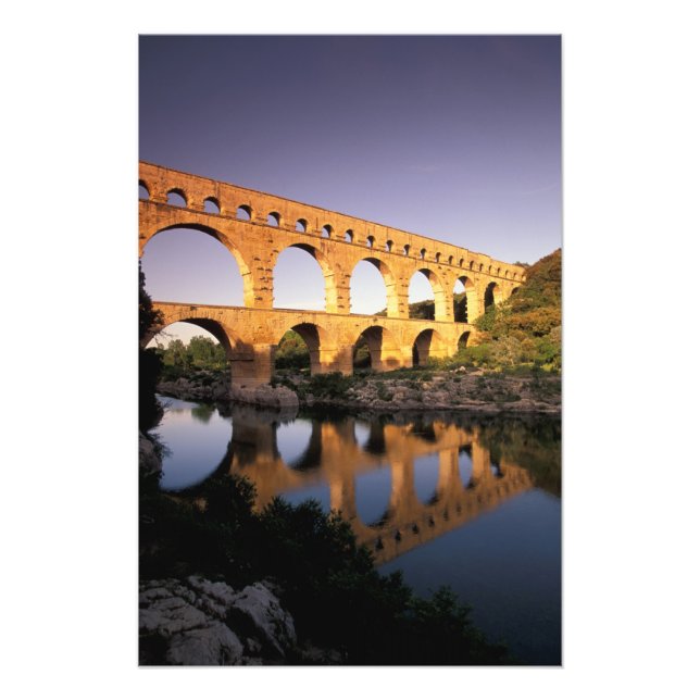 Impression Photo UE, France, Provence, Gard, Pont du Gard. (Devant)