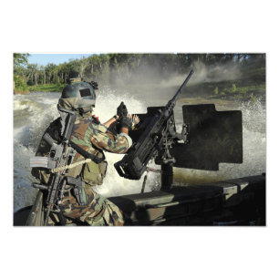 Impression Photo Un combattant de guerre spéciale