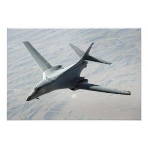 Impression Photo Un Lancer B-1B de l'US Air Force en patrouille de