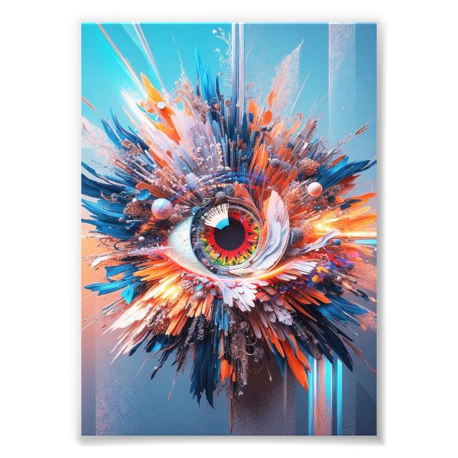 Impression Photo Un Monde De Merveilles Commence Par La Vision (Devant)