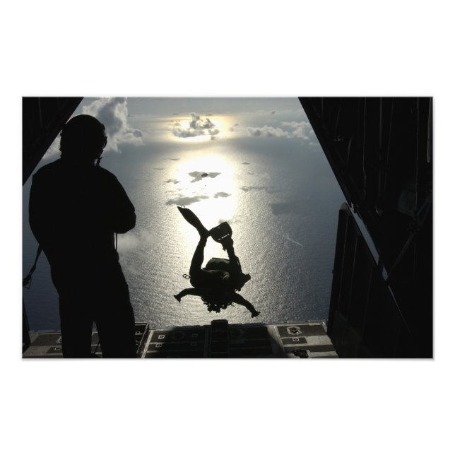 Impression Photo Un pararescueman de la Force aérienne (Devant)