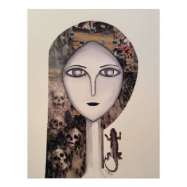 Impression Photo Un visage entre les mondes