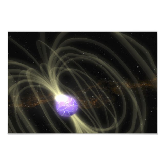 Impression Photo Une conception artiste du SGR 1806-20 magneta (Devant)