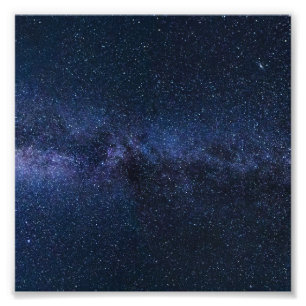 Impression Photo Une galaxie d'étoiles dans le ciel nocturne